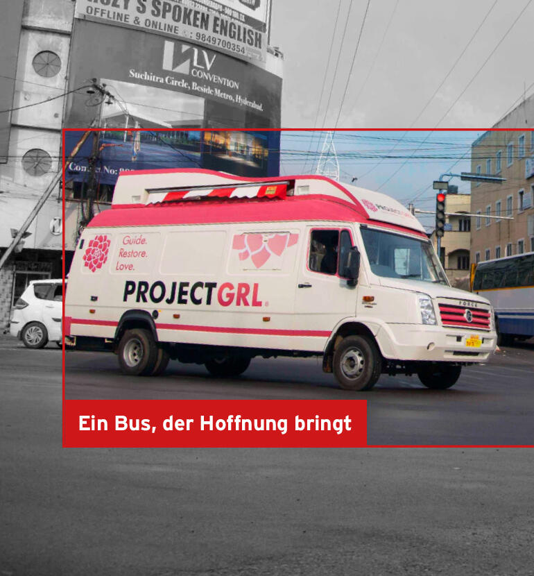 Ein Bus, der Hoffnung bringt. Joyce Meyer - Hand of Hope