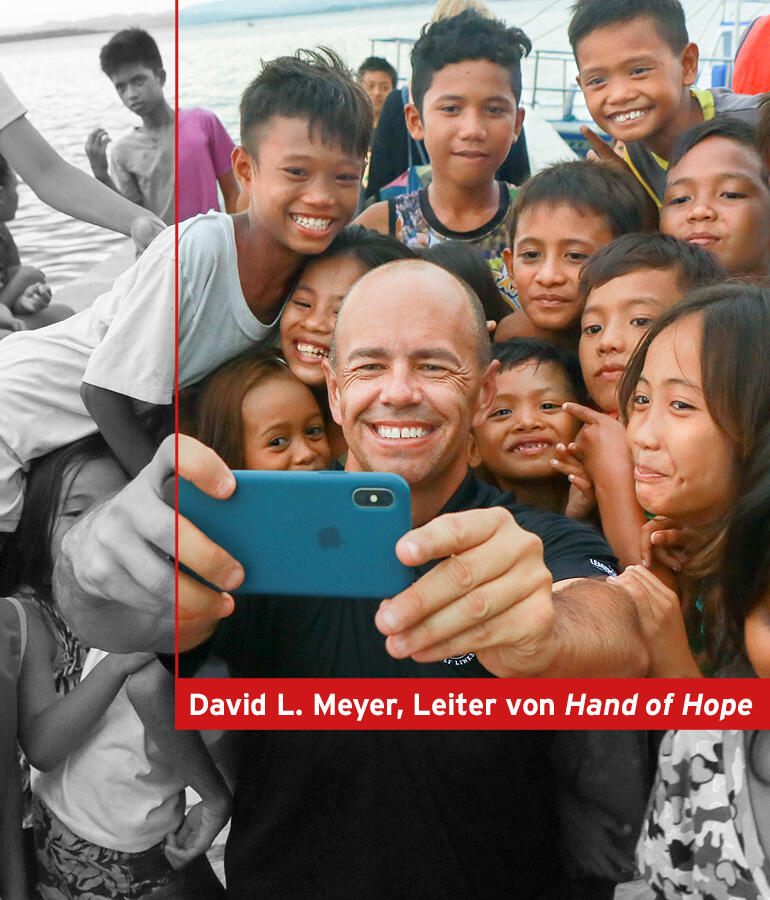 David L. Meyer, Leiter von Hand of Hope, Joyce Meyer