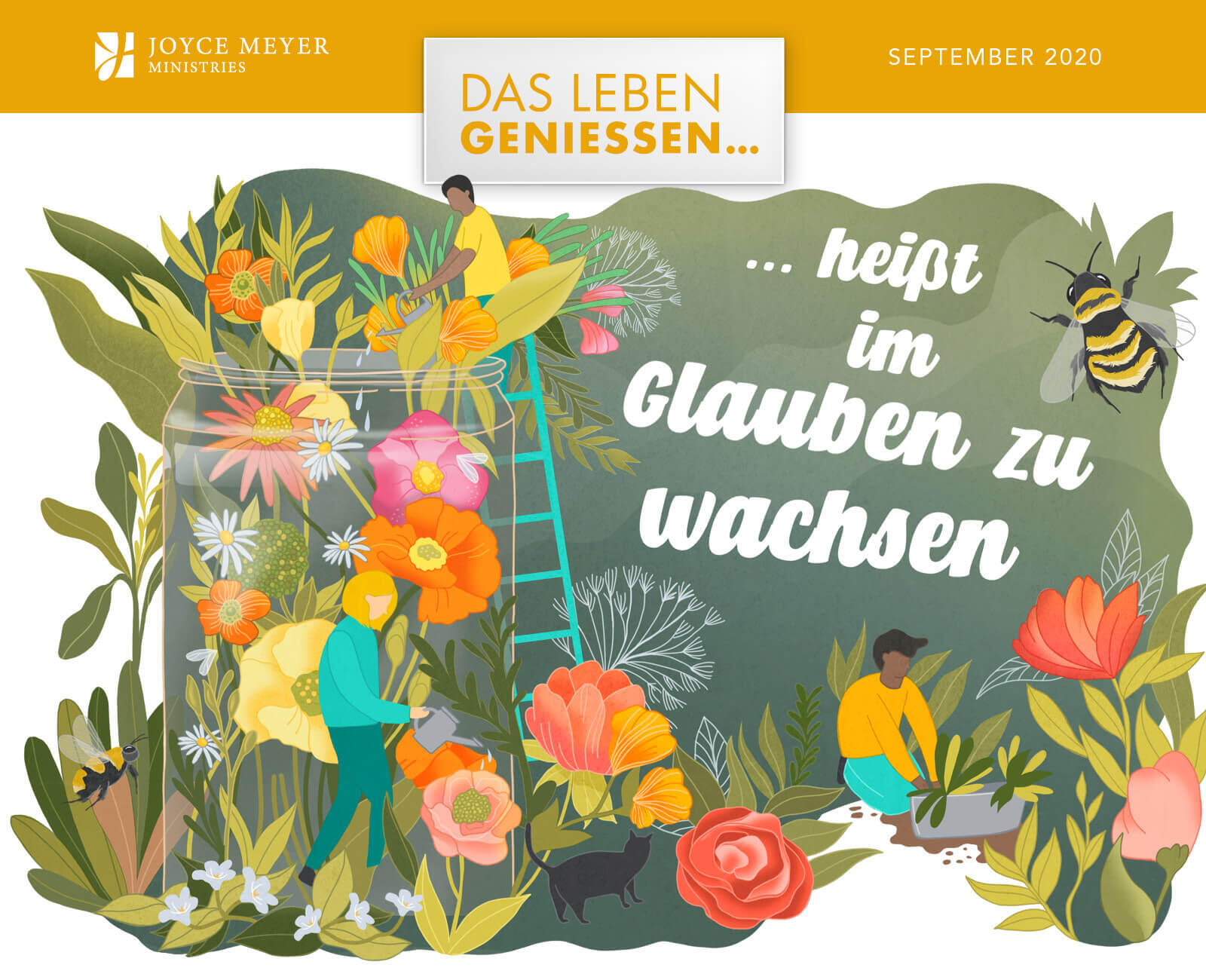 Das Leben genießen ... heißt im Glauben zu wachsen. Joyce Meyer